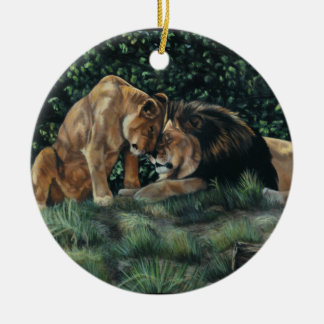 Lion Cuddle Ornament