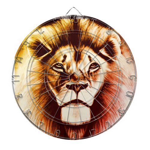 Lion darts  dart board