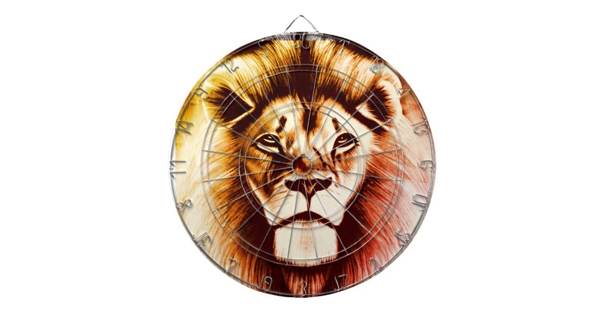 Lions Dart Board