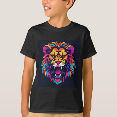 Lion Design Art  T_Shirt