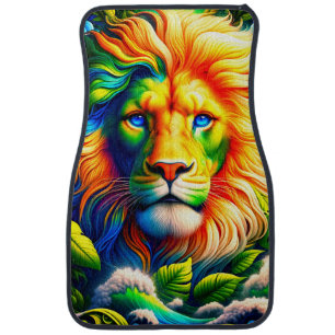 Lion Design Car Floor Mat