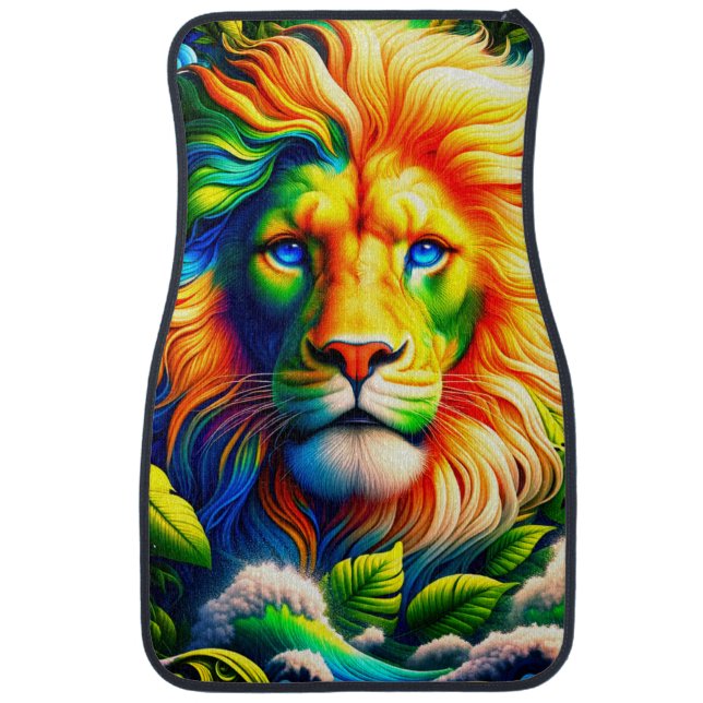 Lion Design Car Floor Mat (Front)