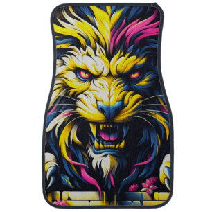 Lion Design Car Floor Mat