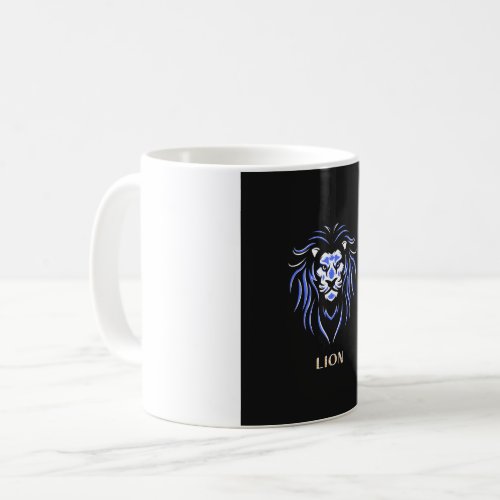 Lion design mug design 