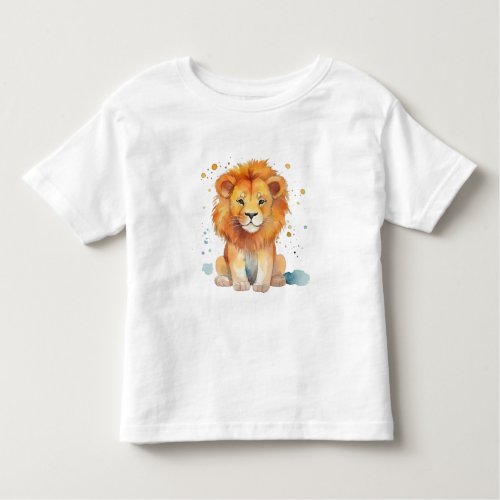 Lion design toddler t_shirt