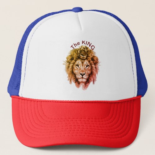 Lion Design Trucker Hat