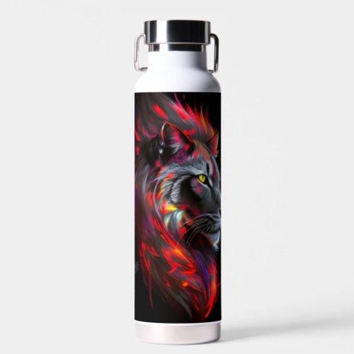 lion design water bottle