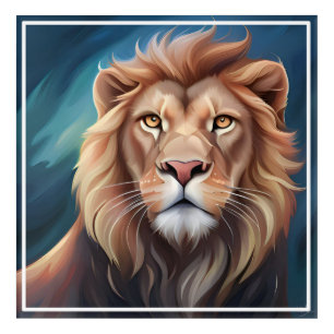 Lion Digital Art Portrait-56556