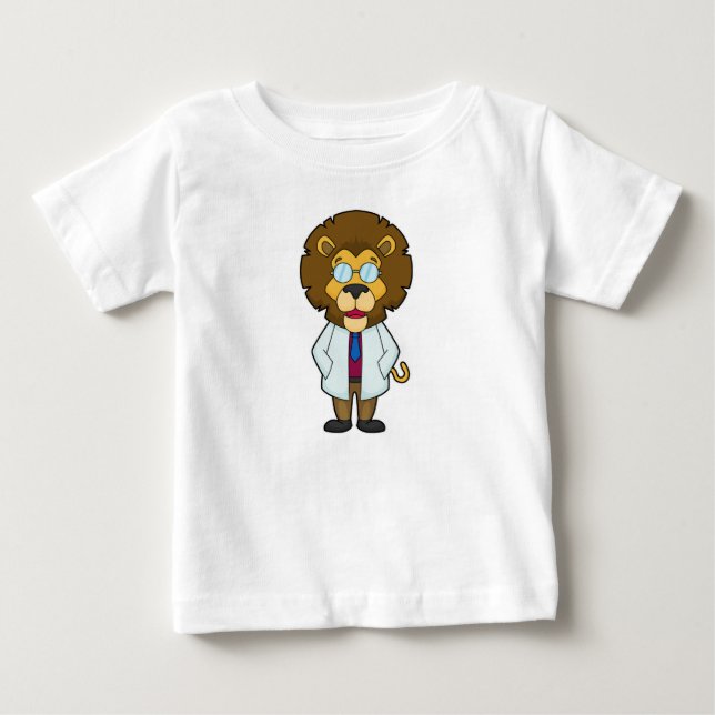 Lion Doctor Doctor's coat Baby T-Shirt (Front)