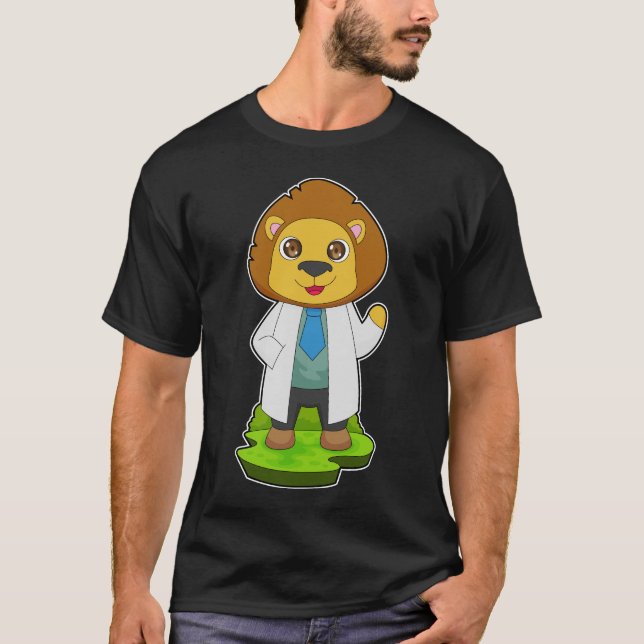 Lion Doctor Doctor's coat T-Shirt (Front)
