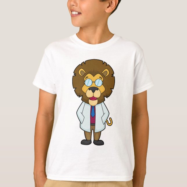 Lion Doctor Doctor's coat T-Shirt (Front)