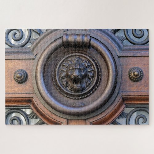 Lion Door Knocker _ Barcelona _ 20x30 _ 1014 pcs Jigsaw Puzzle