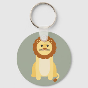 Lion draw keychain