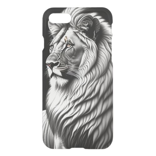 Lion Drawing Painting Art iPhone SE87 Case