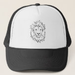 Lion Drawing Vector Design Trucker Hat at Zazzle
