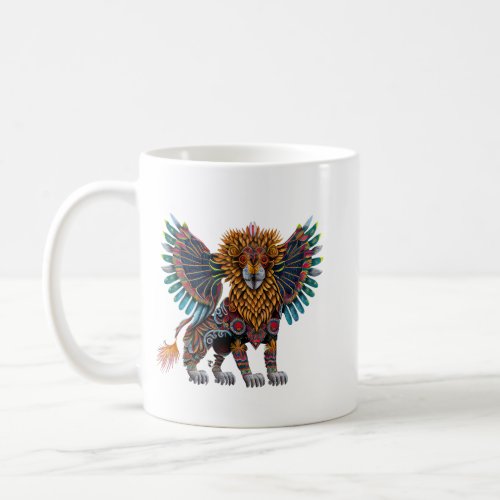 Lion Eagle Spirit Animal Mug