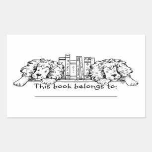 Lion Ends Personalized Bookplate
