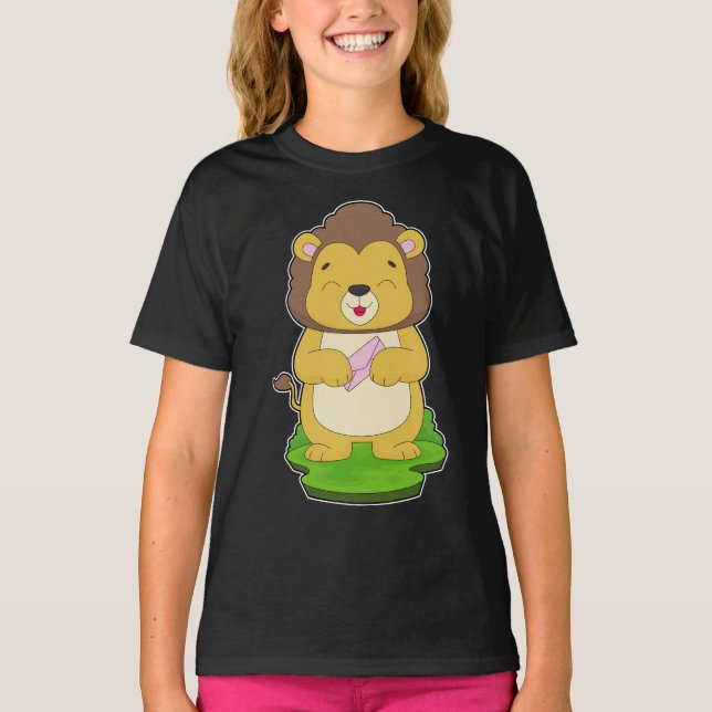 Lion Envelope T-Shirt (Front)