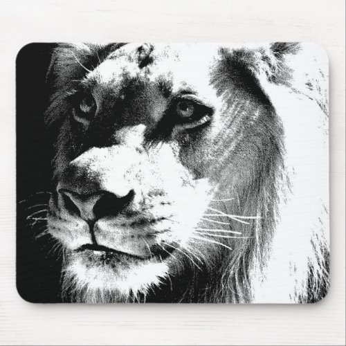 Lion Eyes Mouse Pad