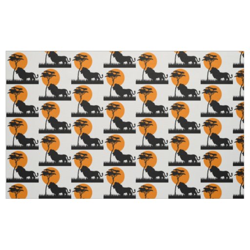 Lion Fabric