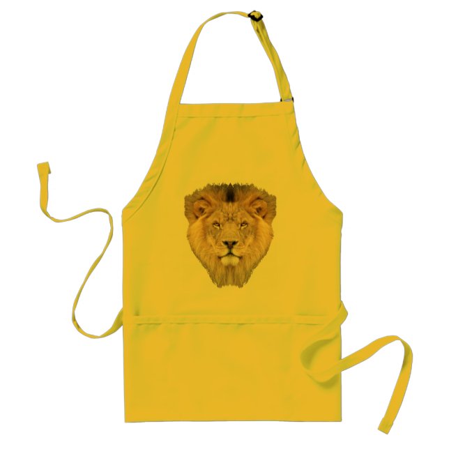 Lion Face Adult Apron (Front)