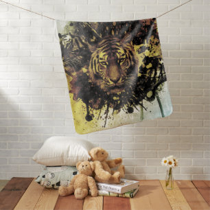 lion face baby blanket