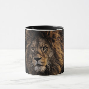 Lion Face Coffee Mug