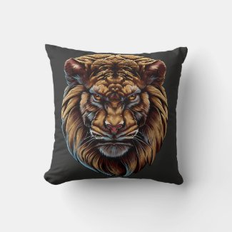 Lion Face Design - Stylish and Realistic