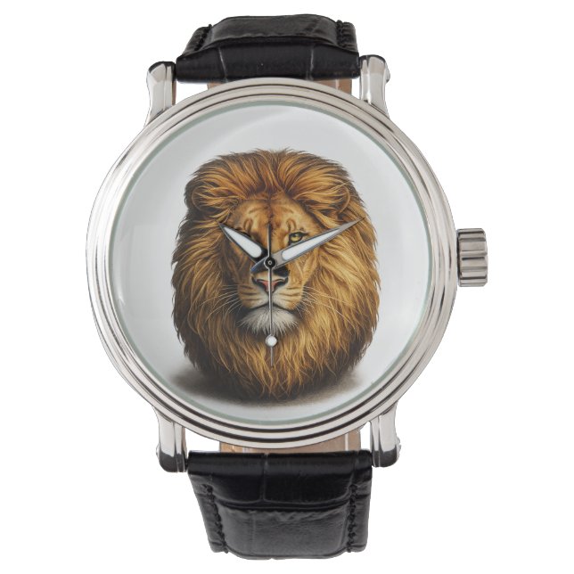 Lion Face eWatch | Cute Animal Smart Watch (Front)