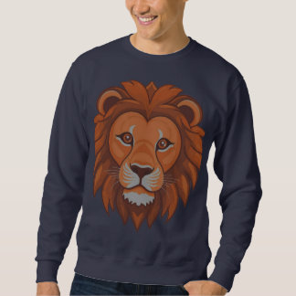Lion face Long sleeve sweater