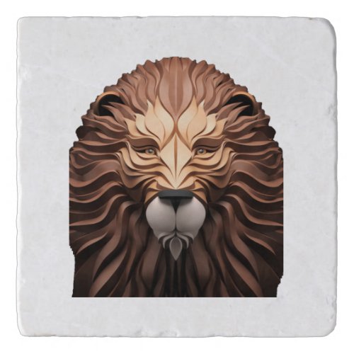 Lion face pillowslion printing design pillows trivet