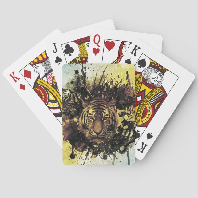 lion face poker cards (Back)