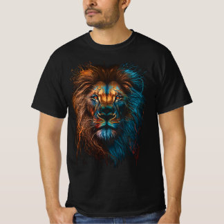 Lion Face Shirt, African Safari Shirt