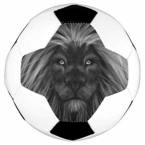 Lion Face Soccer Ball