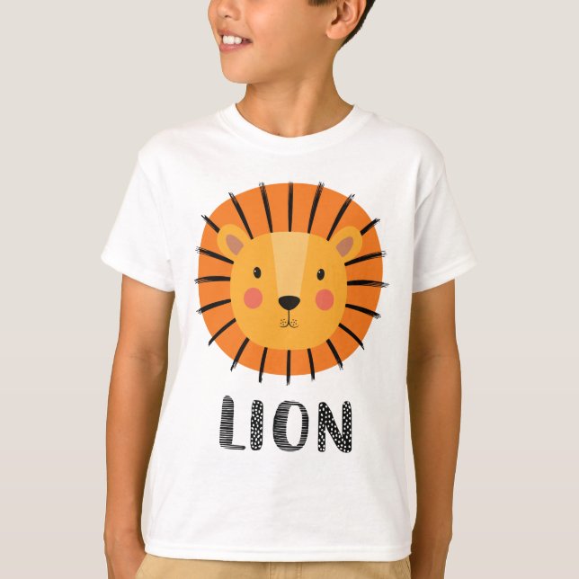 LION FACE T-Shirt (Front)