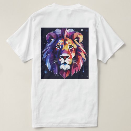Lion Face T_Shirt  Lion Print