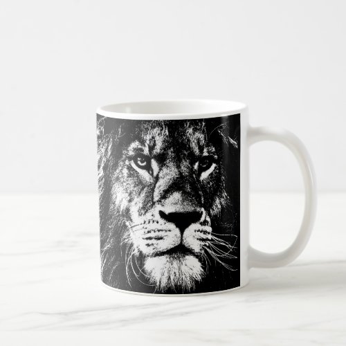 Lion Face The King Animals Template Pop Art Coffee Mug