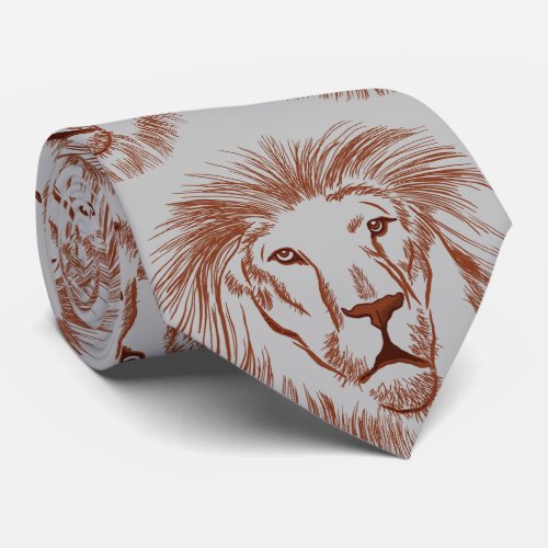 Lion Face Tie