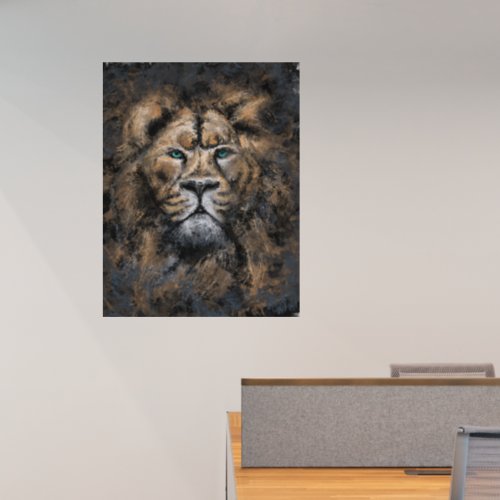 Lion Face Wall Decal