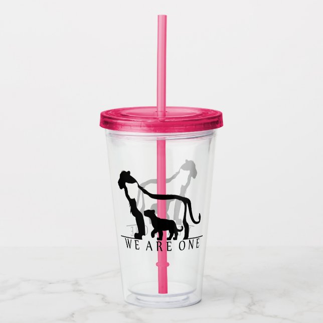 Lion Family Acrylic Tumbler (Front)