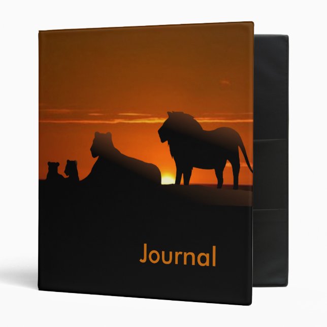 Lion family Binder (Front/Inside)