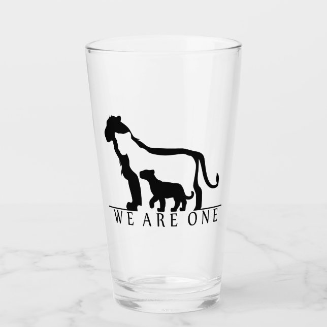 Lion Family Glass (Front)