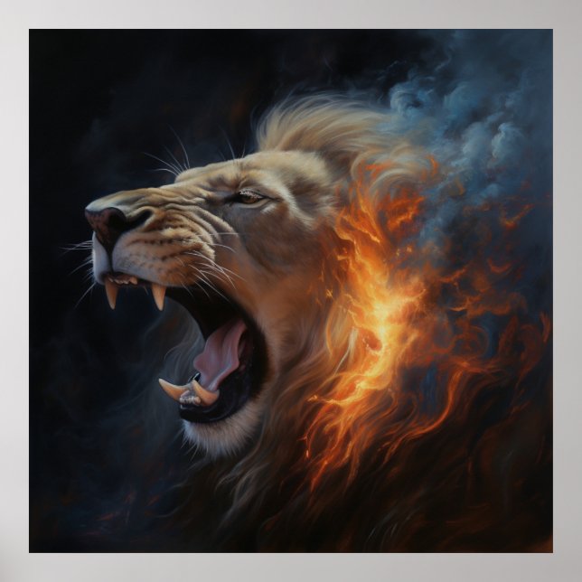 Lion Fire Poster (Front)