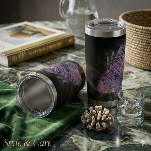 Lion Fish Design Custom Insulated Tumbler (Lion Fish Design Custom Insulated Tumbler)