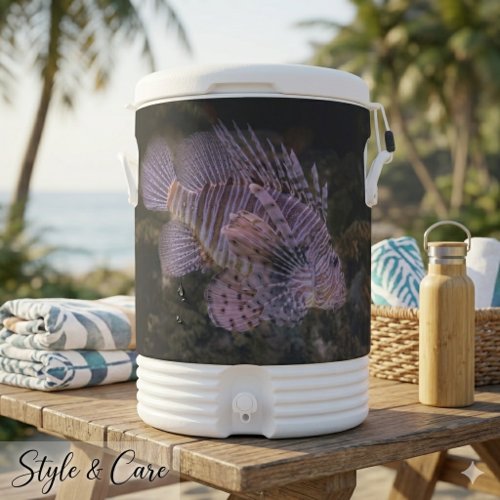 Lion Fish Design Eye Catching Beverage Cooler