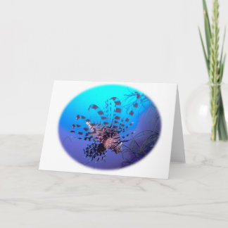 Lion Fish Greeting Card