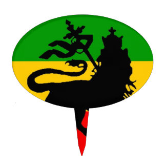 Lion Flag Cake Topper