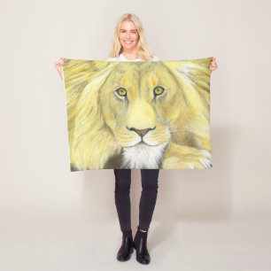 Lion Fleece Blanket