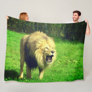 Lion Fleece Blanket