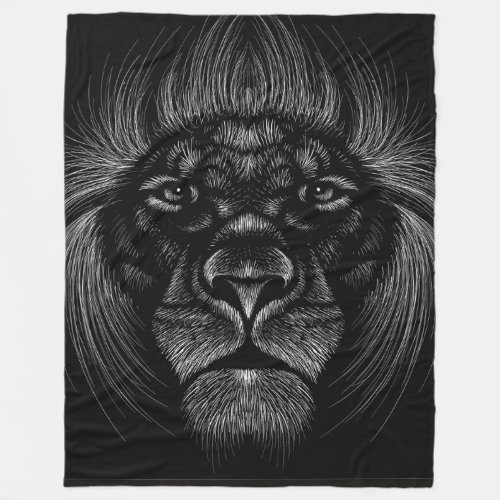 Lion Fleece Blanket